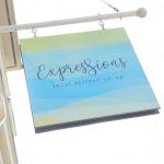 Expressions signage in Scituate, Massachusetts