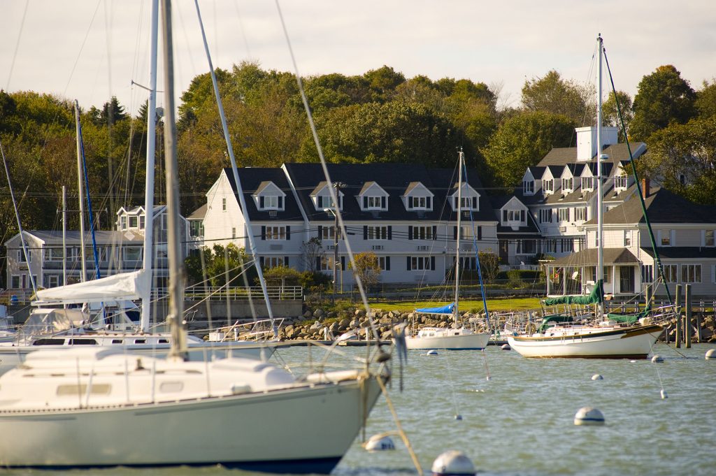 Scituate Harbor Inn-view of inn from water