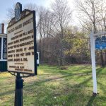 Signage for The Old Oaken Bucket in Scituate, Massachusetts