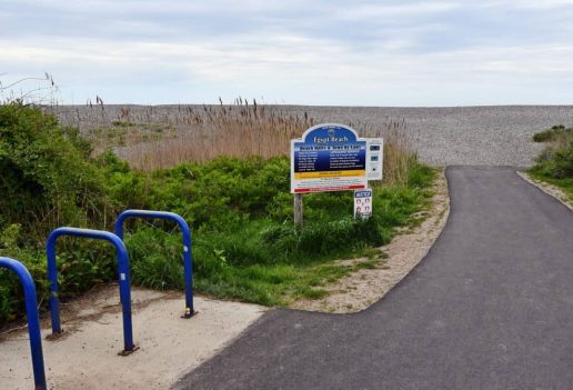Egypt Beach in Scituate entrance