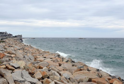 minot beach rock formations